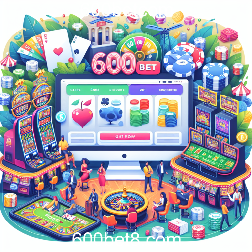 Atrações dos Cassinos Online na 600betcom
